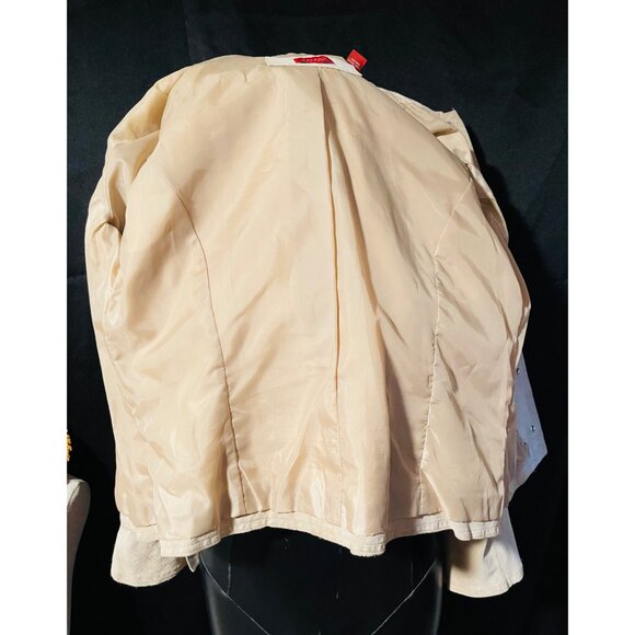 Valerie Steven’s Womens Small Leather Jacket Snap Closure Lined Casual Career - Picture 7 of 7